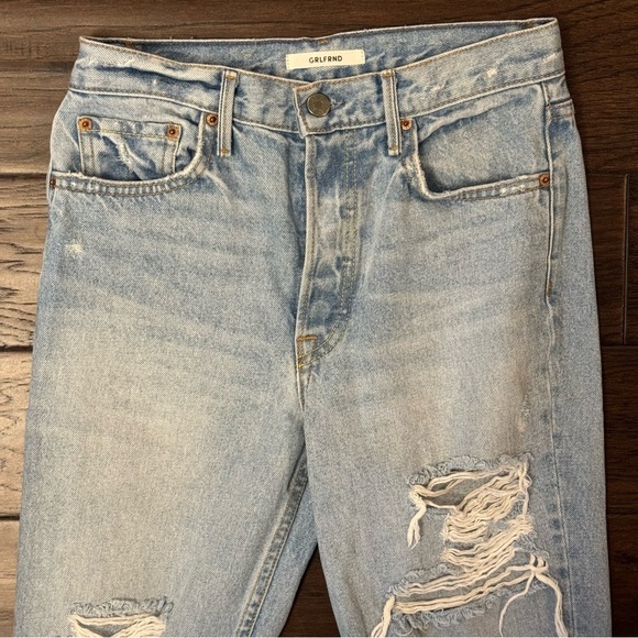 GRLFRND Karolina Straight Leg Ripped Jeans - Women’s 26 - Picture 2 of 5